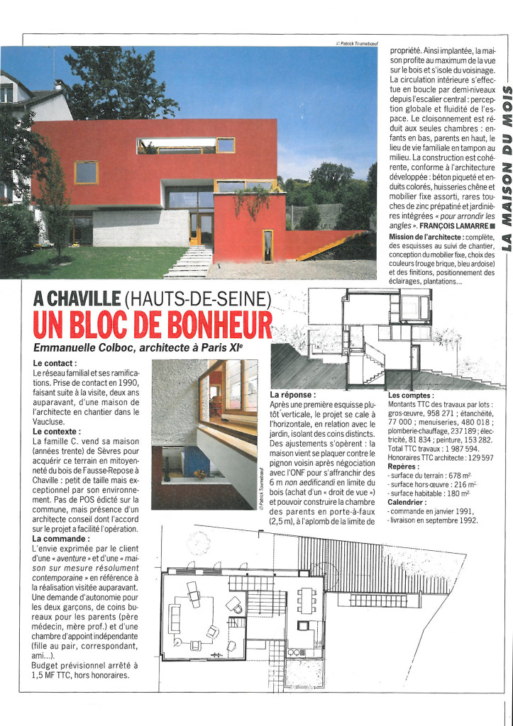 15.D'Architecture - octobre 1994