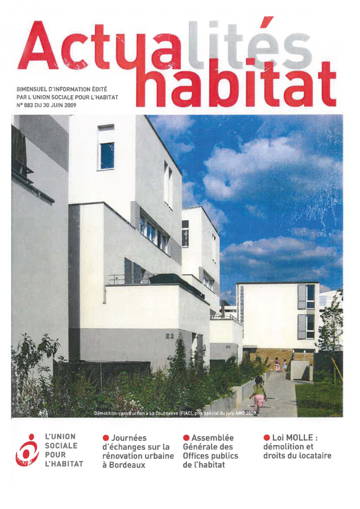 75. Actualités Habitat n°883 -juin 2009_Page_1