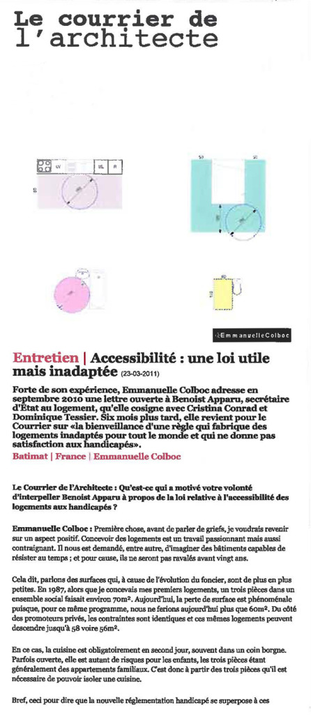 89.Le courrier de l'Architecte - mars 2011_Page_1